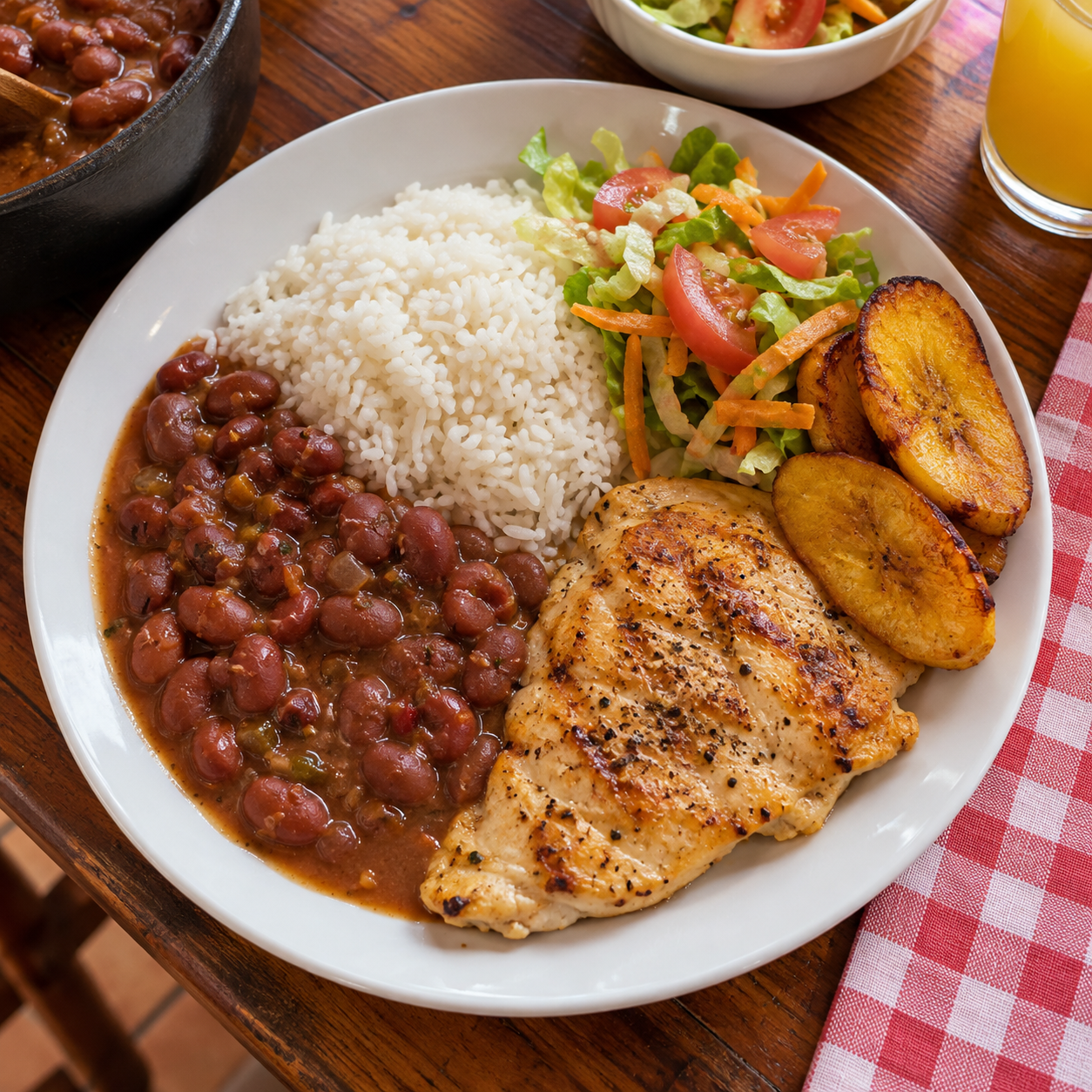 Plato del almuerzo ejecutivo